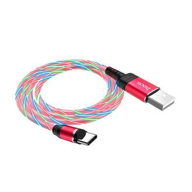 Кабель Type-C HOCO U90 Ingenious Streamer Red