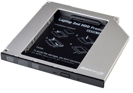 Кишеня внутрішня Grand-X HDC-26 SATA3 Slim 9,5mm