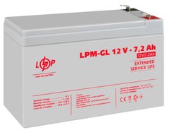 Акум LogicPower 12V 7.2AH (LPM-GL 12 - 7.2 AH) GEL