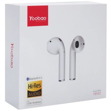 Yoobao YB502 Hi Res Audio TWS Bluetooth White