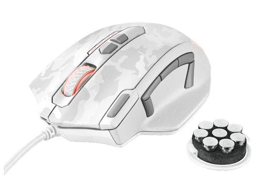 Trust GXT 155W Gaming Mouse - White Camouflage (20852)