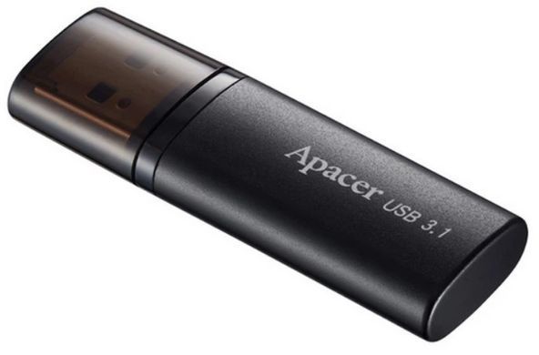 Flash Drive 128Gb Apacer AH25B USB 3.1 Black (AP128GAH25BB-1)