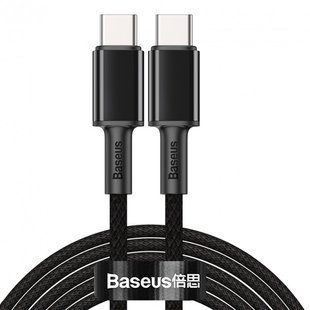 Кабель Type-C to Type-C Baseus High Density Braided 100W 1m CATGD-01 Black