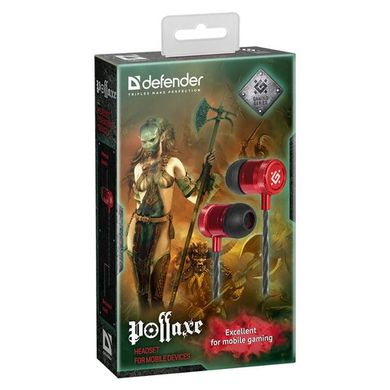 Defender Pollaxe (64453) Red Black