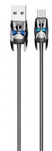 Кабель Type-C Hoco U30 Shadow Knight Grey 1.2m