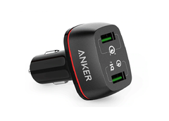 Зар.пр. авто Anker PowerDrive+ 2 Quick Charge 3.0 V3 Black