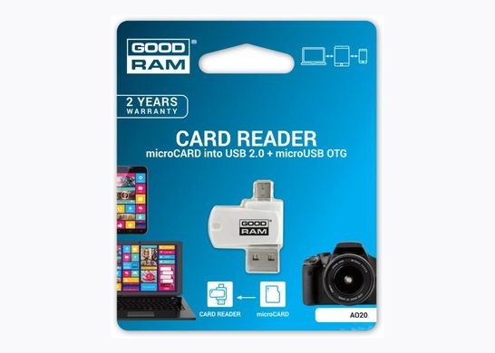 Картридер Goodram microSD/microUSB OTG