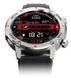 iMiki D2 Silver Silicone Strap