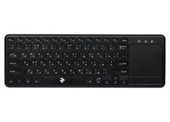 Клавіатура 2E KT100 бездротова тачпад Black (2E-KT100WB)