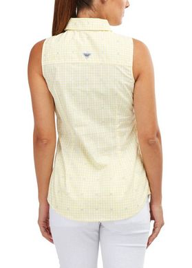 1715671-707 M Рубашка женская Super Harborside™ Woven Sleeveless Shirt желтый р.M
