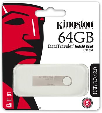 Flash Drive 64Gb DTSE9 Kingston USB 3.0