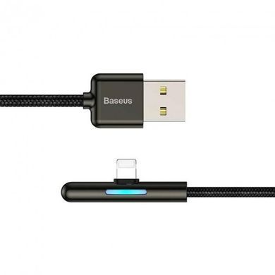 Кабель Lightning Baseus Iridescent Lamp Mobile Game 2.4A 1M CAL7C-A01 Black