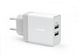 Зар.пр. 220V Anker PowerPort2 24W/4,8A + micro USB cable V3 White