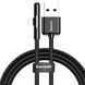 Кабель Lightning Baseus Iridescent Lamp Mobile Game 2.4A 1M CAL7C-A01 Black