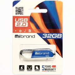 Flash Drive 32Gb Mibrand Aligator Blue (MI2.0/AL32U7U)