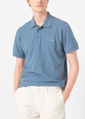 1713841-449 S Рубашка-поло мужская Cascade Range™ Solid Polo синий р.S