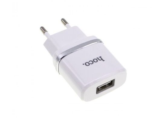 Зар.уст. 220V Hoco C11 1A micro USB White