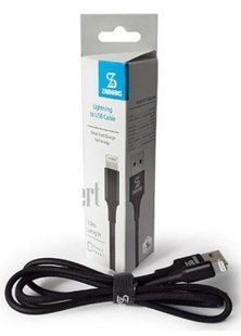 Кабель Lightning ZARMANS Fast Charging 2м Black