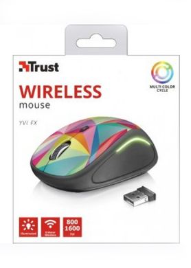 Trust Yvi FX wireless mouse geometrics (22337)