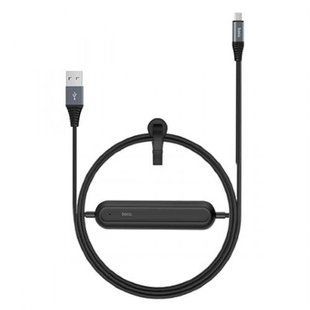 Кабель Lightning Hoco U22 U Bei Power Bank Cable 2000mAh 1.2m Black