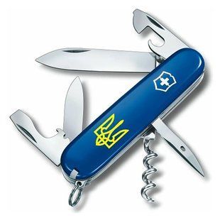Victorinox Spartan Ukraine (91мм, 12 функцій) тризуб жовтий 13603.2 T0018u