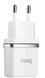 Зар.уст. 220V Hoco C11 Smart single USB (iP cable) charger set White