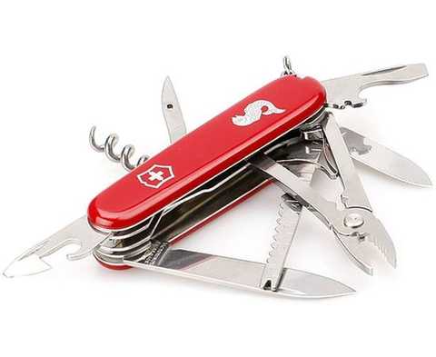 Victorinox Angler (91мм, 18 функций) Red 13653.72 купить по доступным ценам  в интернет-магазине, Киев, Украина —