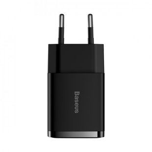 Зар.уст. 220V Baseus Compact 3U 17W CCXJ020101 Black