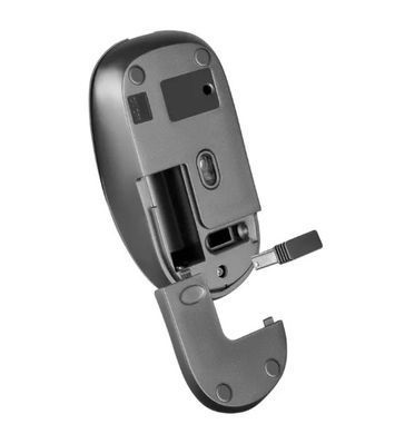 Мышка DEFENDER Wave MM-995, 4D, 800-1600dpi, GRAY, wireless, silent (52993)