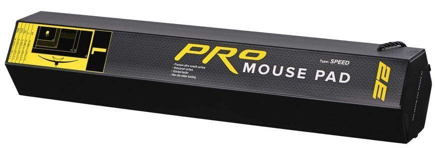 Коврик 2E GAMING PRO Speed L (450*400*3 мм) Black 2E-SPEED-L-BK-PRO