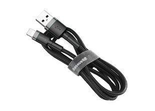 Кабель Lightning Baseus cafule 2.4A 1M Gray Black (CALKLF-BG1)