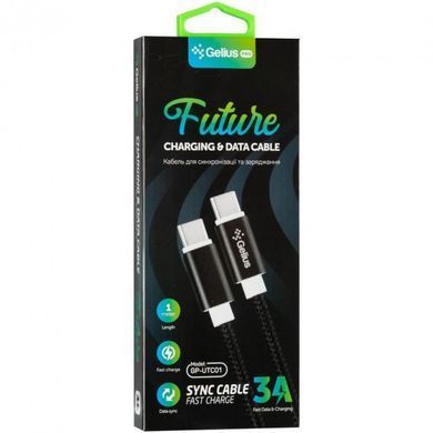 Кабель Type-C to Type-C Gelius Pro Future GP-UTC01 Black