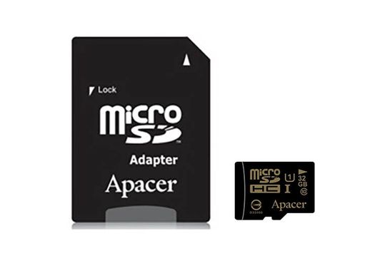 micro SD 32Gb Hi Speed Apacer + adapter