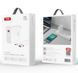 Зар.пр. 220V XO L128 120W USB-A+Type-C cable PD3.0 QC3.0 White