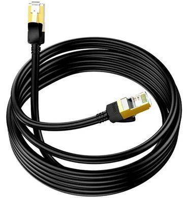 Кабель RJ 45 HOCO US02 Level pure copper gigabit 1Gb 128Mb/s 3m. Black (6931474761965)