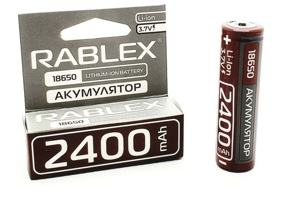 Акумулятор Rablex 18650 Li-ion 2400mA
