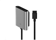 Зар.пр. авто Xiaomi QC3.0 Car Charger Extender Silver