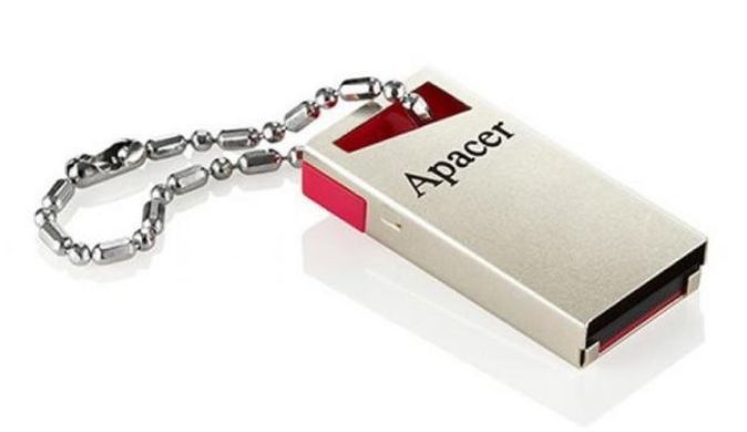 Flash Drive 64 Apacer 64 GB AH112 USB 2.0 Red (AP64GAH112R-1)