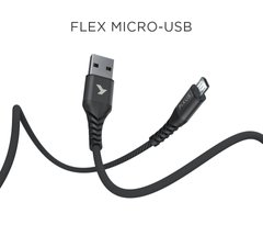 Кабель micro USB Pixus Flex Black