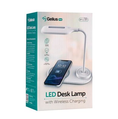 Лампа Gelius Pro LED Desk Lamp GP-LL001+беспроводная зарядка