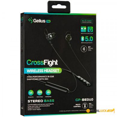 Gelius Pro Crossfight GP BE-010 Bluetooth Black