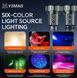 Ліхтар YEMAO YM-F996 8LED(RGB), 1x21700, Type-C, ковпачок, магніт