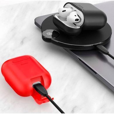 Кейс зарядка Baseus (WIAPPOD-09) Wireless Charger Red