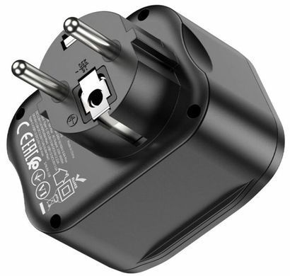 Зар.уст. 220V Hoco NS3 Multifunctional Socket Black