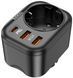 Зар.уст. 220V Hoco NS3 Multifunctional Socket Black