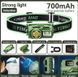 Ліхтар YEMAO YM-T614, 380LM, акум 700 mAh, з червоним світлом, налобний