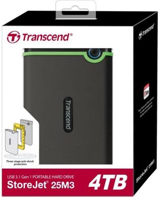 Hdd Transcend 4TB TS4TSJ25M3S USB 3.1 StoreJet 2.5" M3S