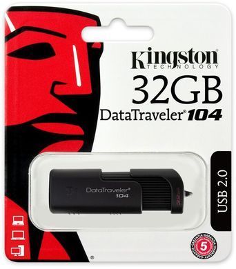 Flash Drive 32Gb DT104 Kingston USB 2.0