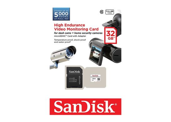 micro SD 32Gb SanDisk Video Monitoring (W20Mb/s)