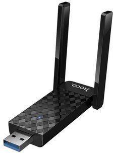 Wi-Fi адаптер HOCO HI34 WiFi6 USB external dual antenna
